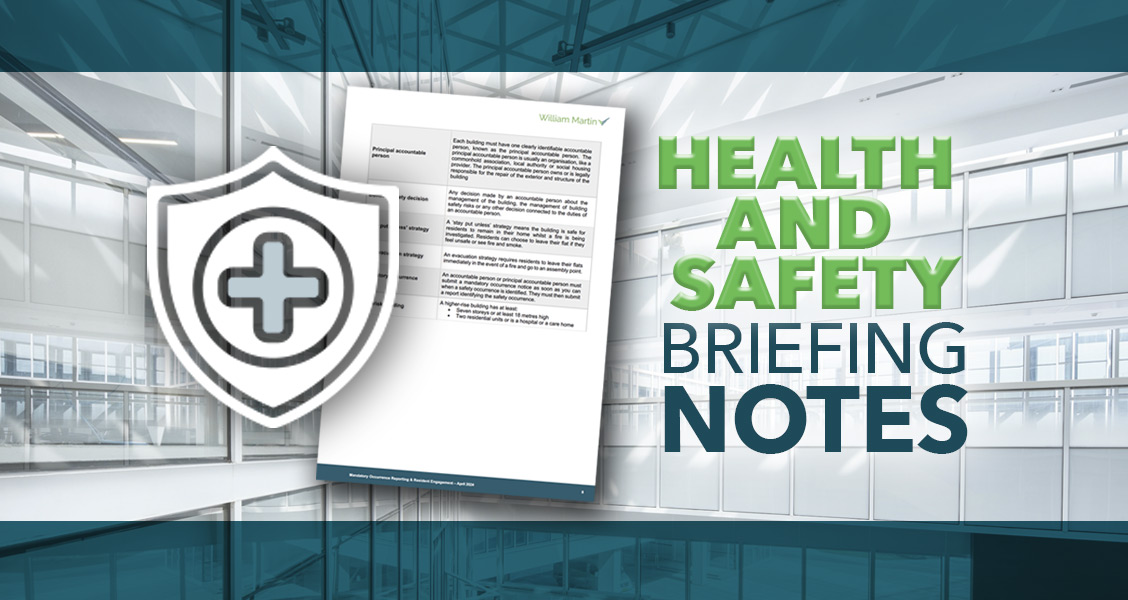 health and safety briefing notes